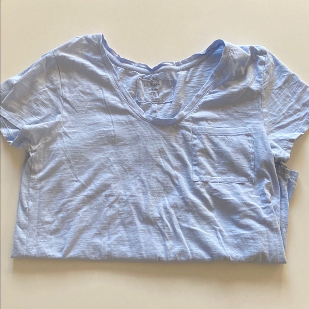 Loft Xs light blue tshirt